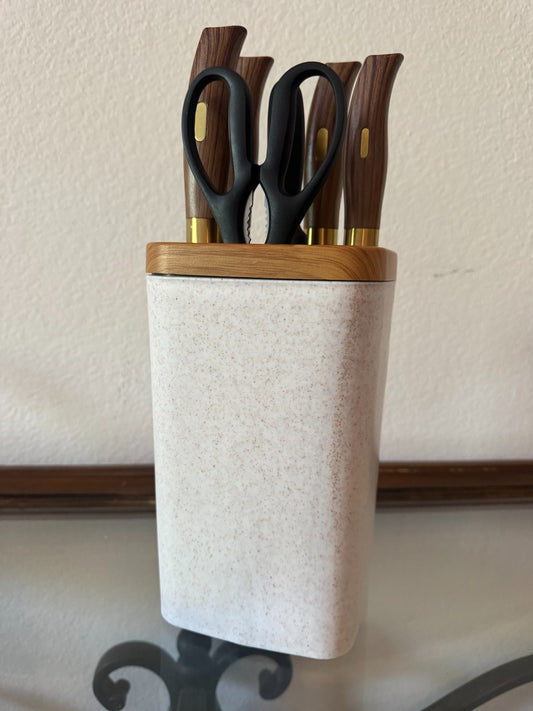 Luxury Set Gold Floral Knifes 6-Piece