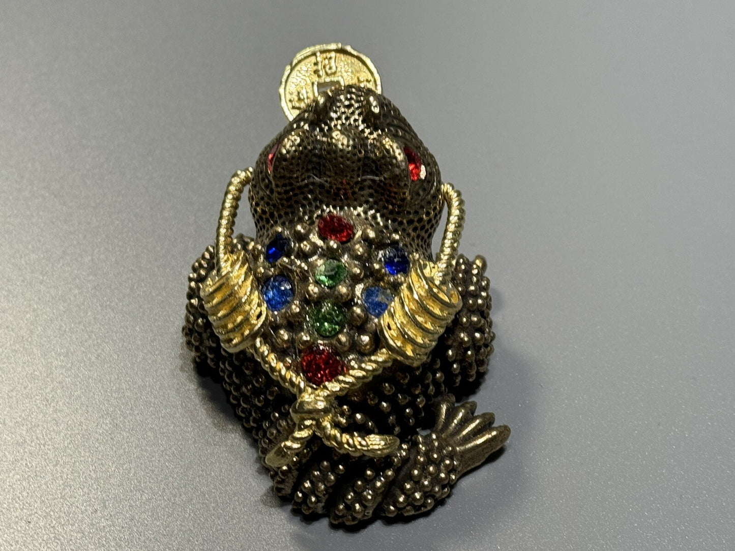 Collectible Miney Frog Miniture Figurines Collectible Luck Talisman For Money