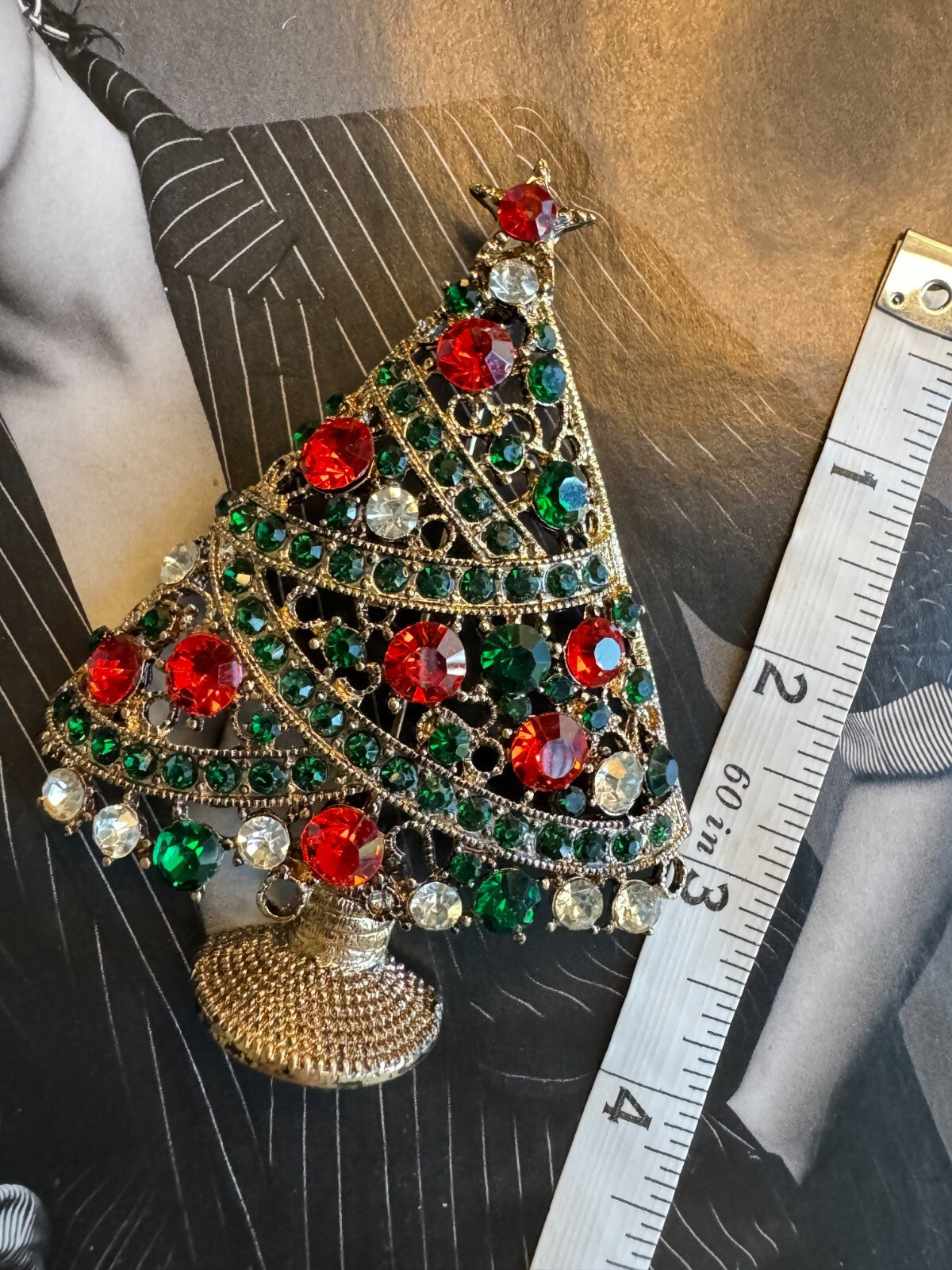 Christmas Tree Brooch Pendant| Gift Box Women unisex| Free Shipping 2-5 Day