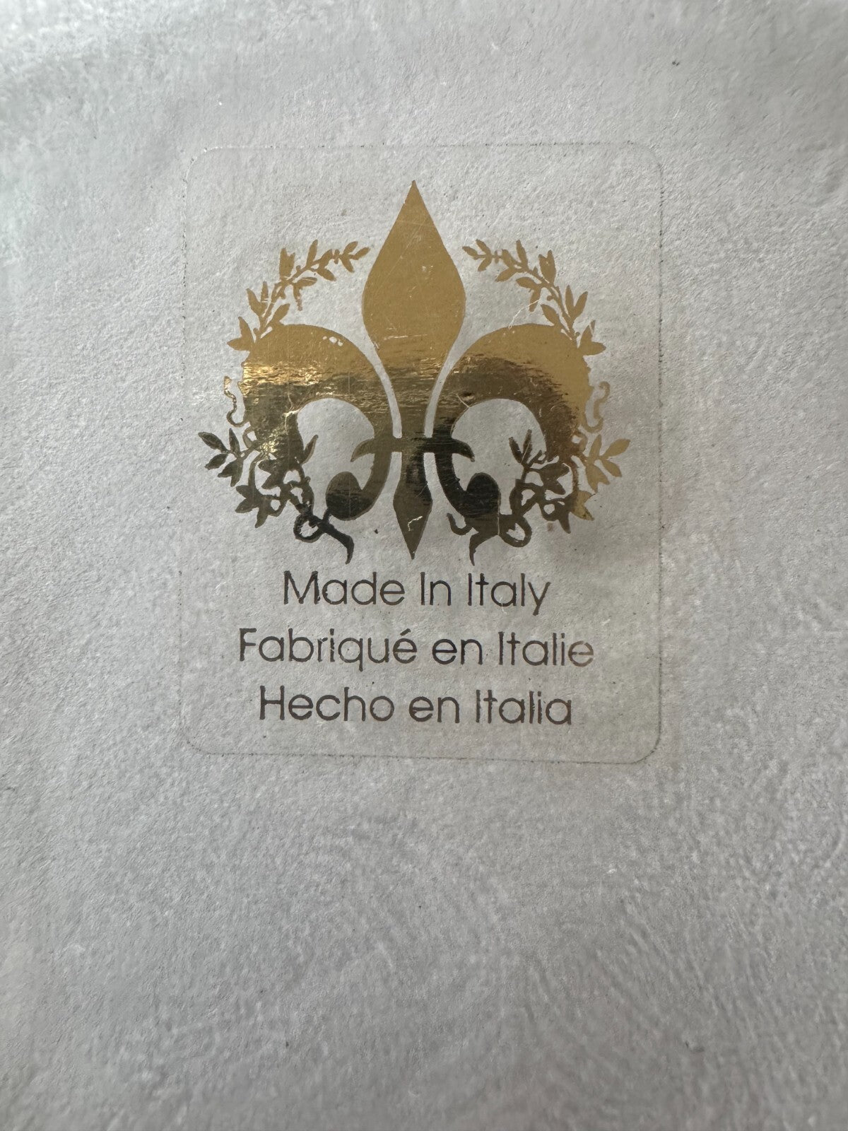 Set of 2 Italian Handcrafted Glass Bowls with Gold Rim – Made in Italy