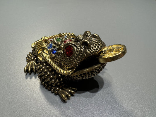 Collectible Miney Frog Miniture Figurines Collectible Luck Talisman For Money