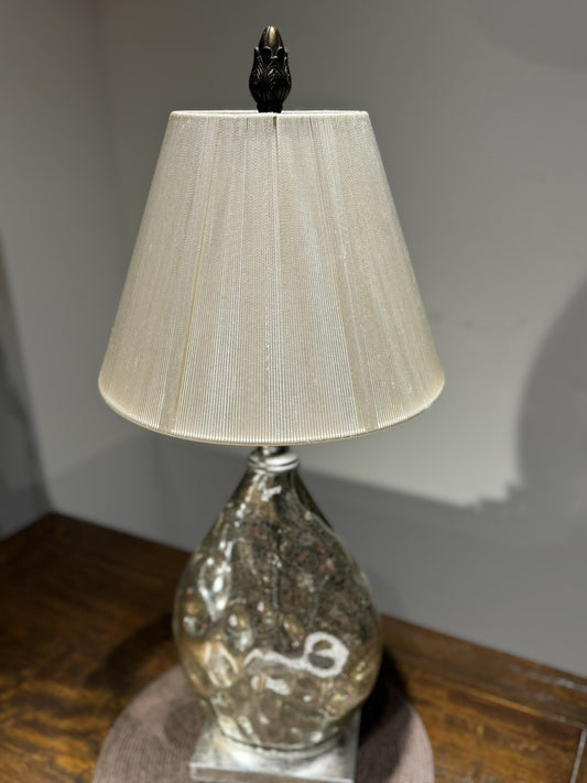 Vintage Murano Style Table Lamp 27” Home Decor Art