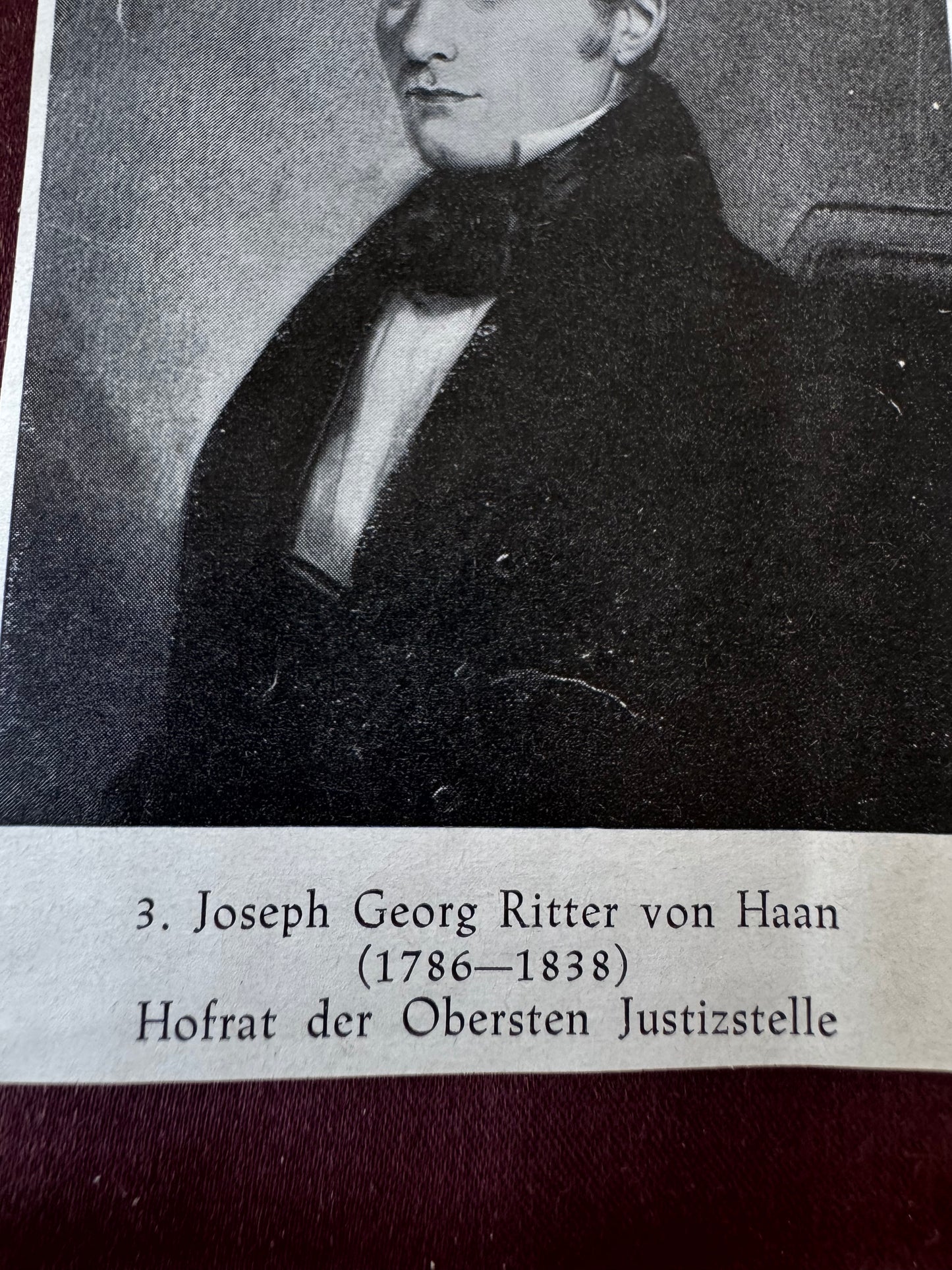 1839 Austrian Portrait Miniature of Joseph Georg Ritter von Haan – Original Presentation Case