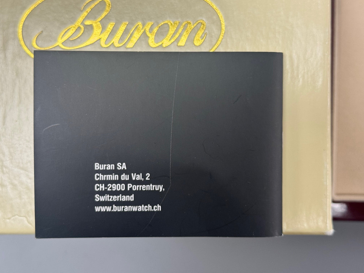 Buran Ultra Thin Swiss Made Mechanical Watch – New Old Stock