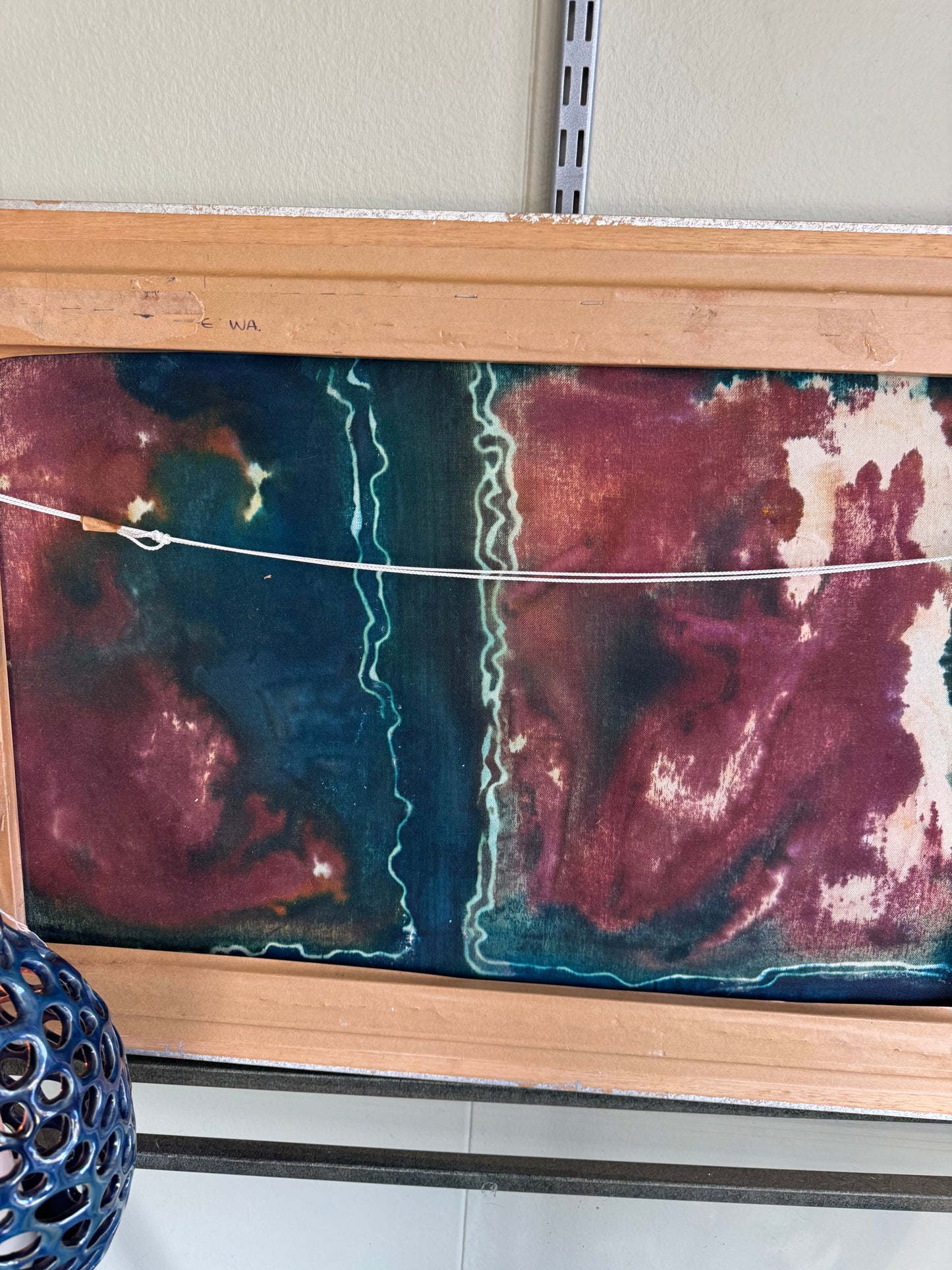 Astrid Dahl Painting Abstract Expressionist Modernism Cocooned Day and Night 32"x 22"