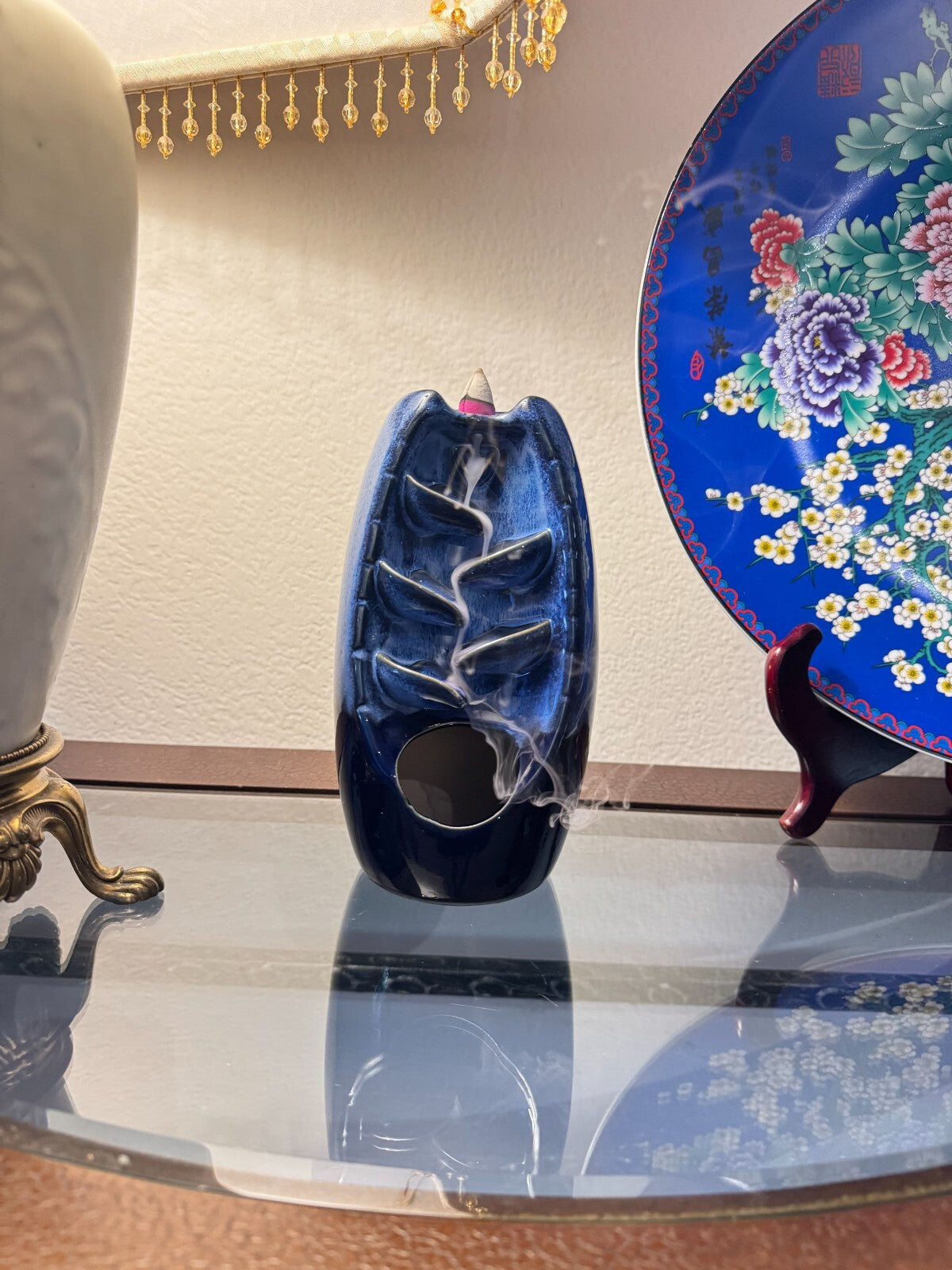 Ceramic Waterfall  Handcrafted for Yoga And Meditation,
