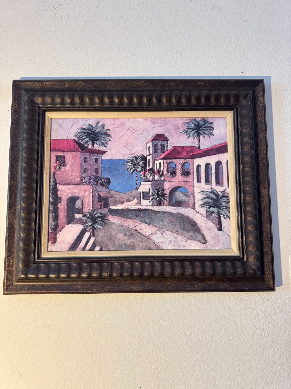 “Small Palisades II” Framed Art by John & Elli Milan – 19x22