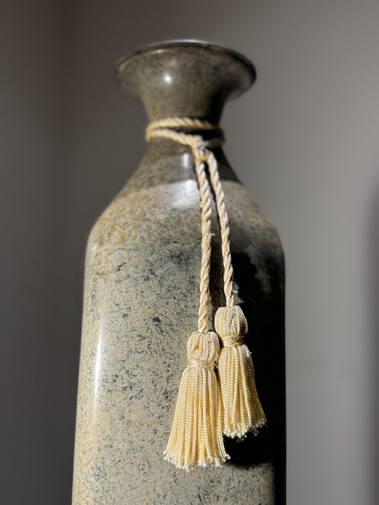 VINTAGE 19" Vase Metal Art Collectible HOME DECOR