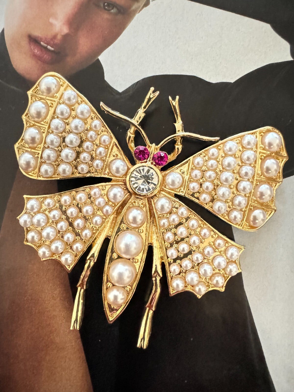 Pearls Butterfly  Brooch |Gift Box Pin Women Unisex Party|Free Shipping 2-5 Days