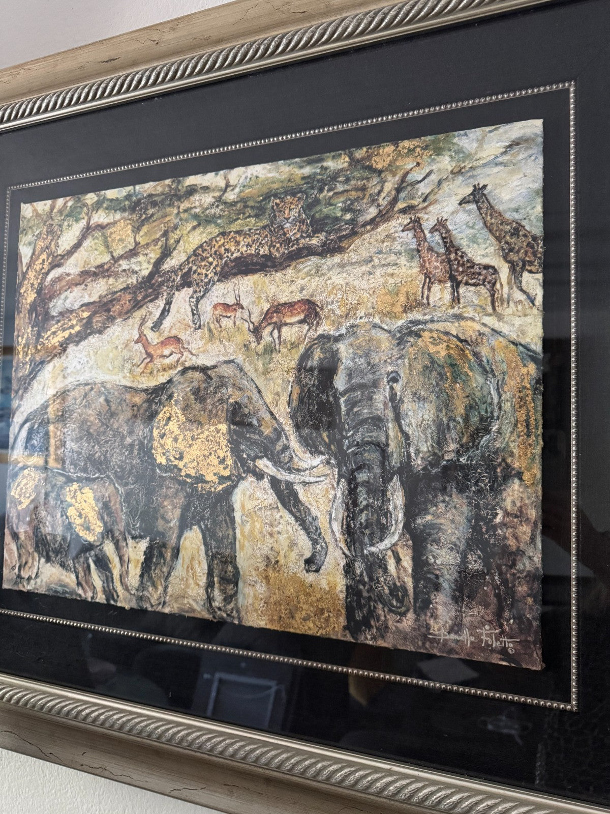 Danielle Follett Limited Edition African Wildlife Print A/P 15/20 - Elephants,