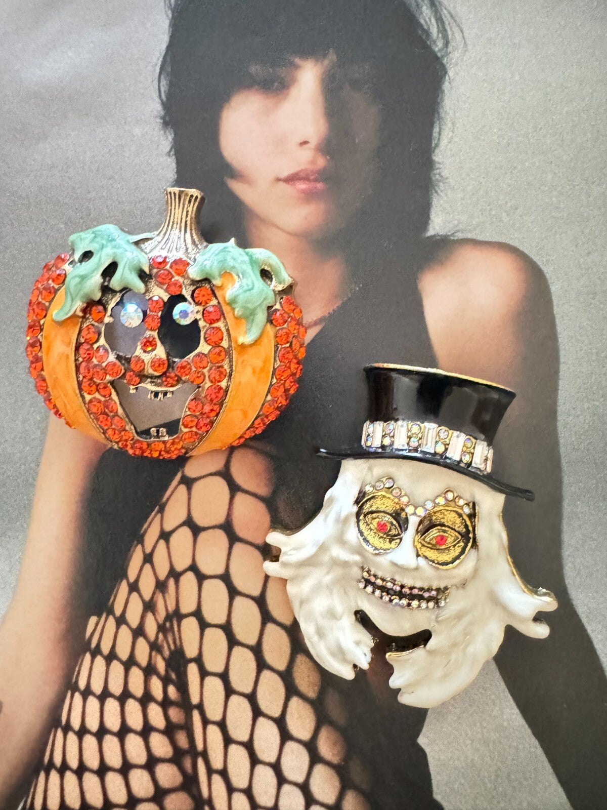Halloween Brooch 2 pieces |Pumpkin Ghost| Party Accessories Free Shipping 2-5Day