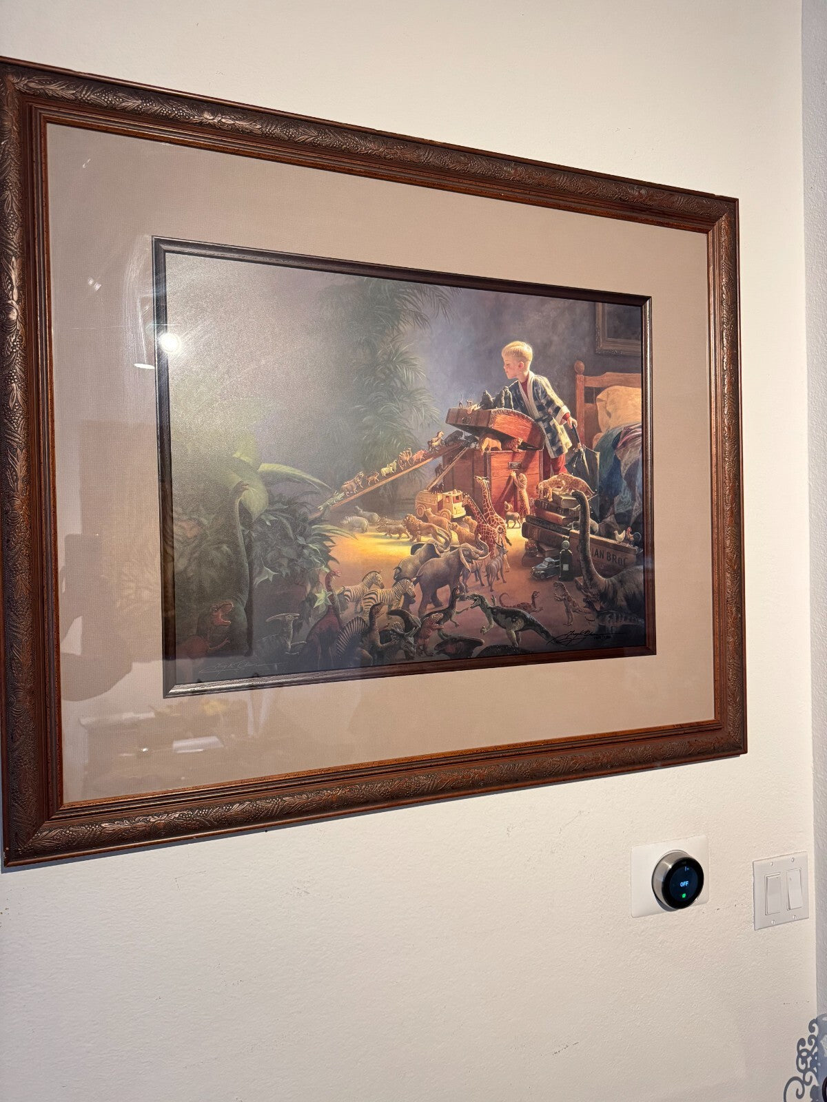 Craig Alan “Noah’s Ark” Limited Edition Framed Print 1250/2500 42”x35” Signed