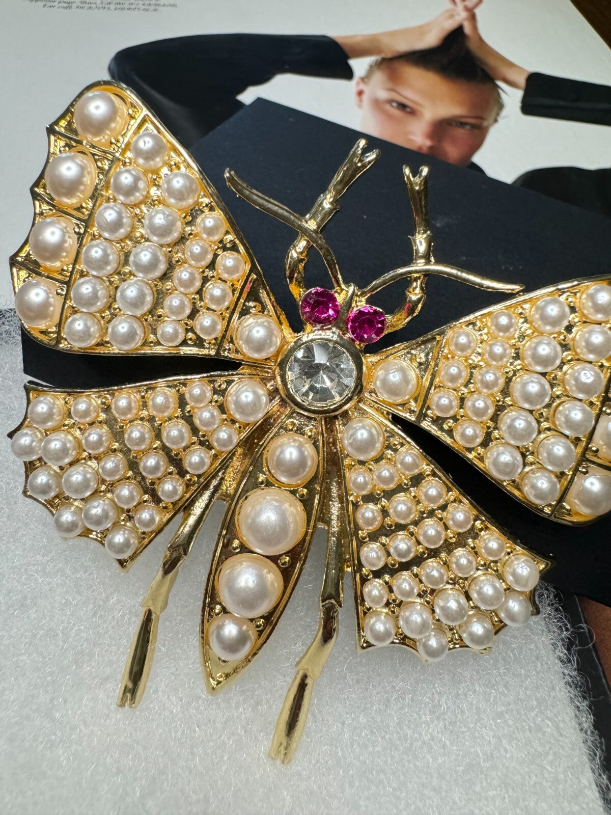 Pearls Butterfly  Brooch |Gift Box Pin Women Unisex Party|Free Shipping 2-5 Days