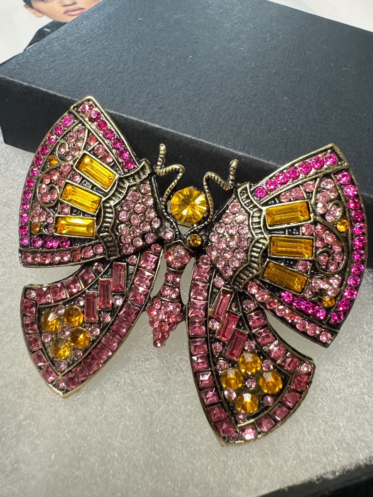 Rhinestone Brooch Gift Box| Party Casual Pin Women Unisex Free Shipping 2-5 Days