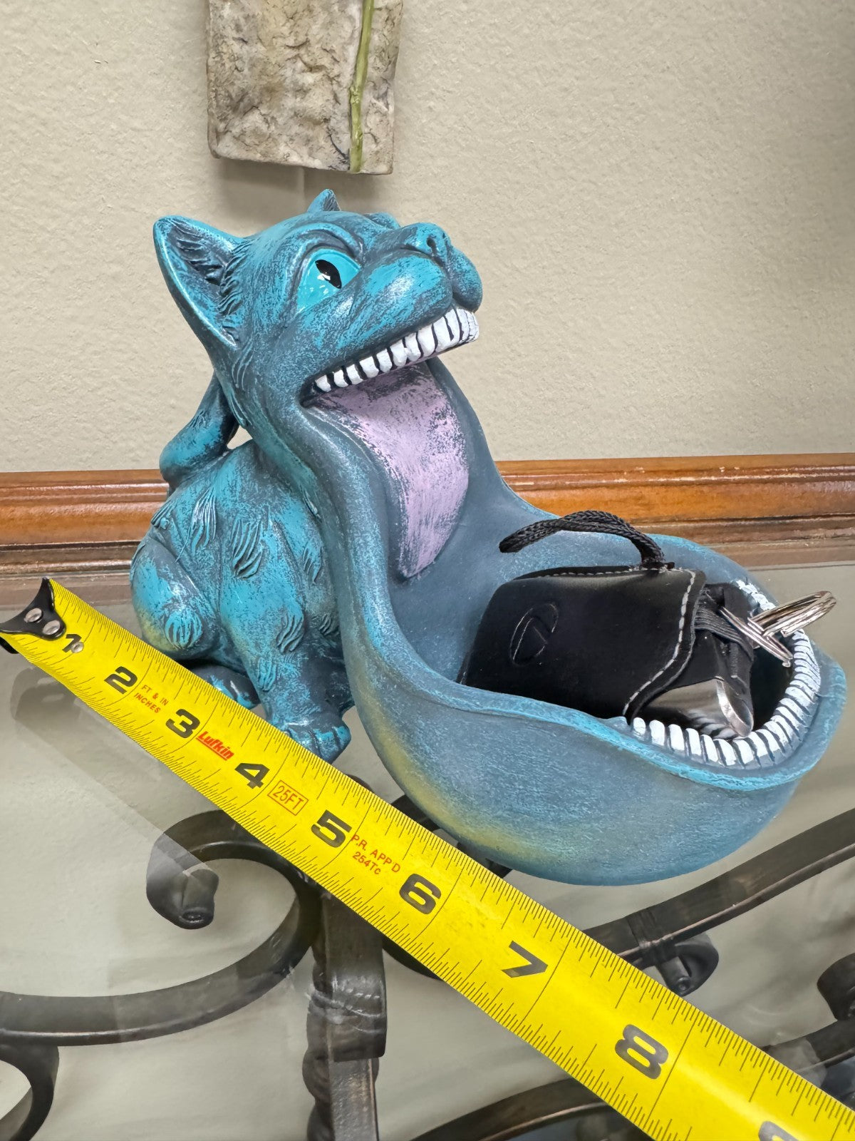 Big Mouth Storage Bowl Cat Statue, Halloween Decoration, Wide Mouth Storage Box,