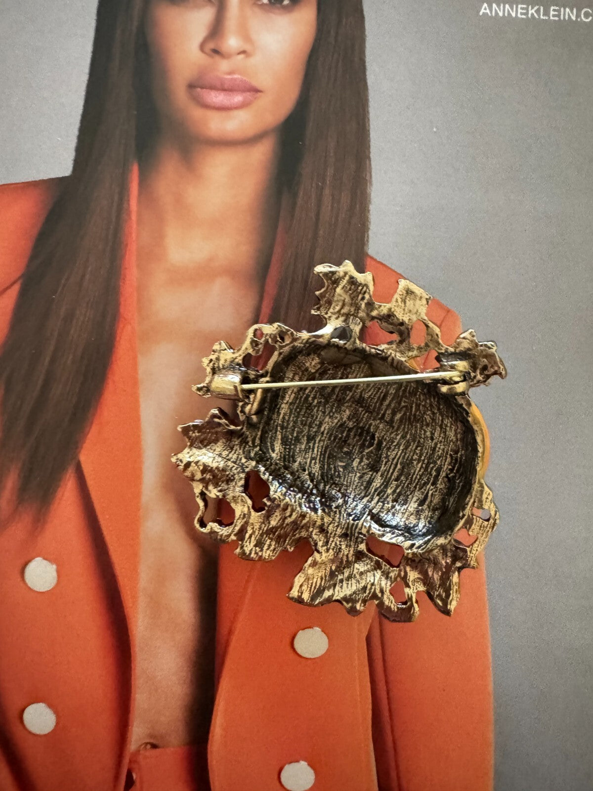 Rhinestone Pumpkin Brooch Halloween Party Pin Women Unisex Free Shipping 2-5 Day