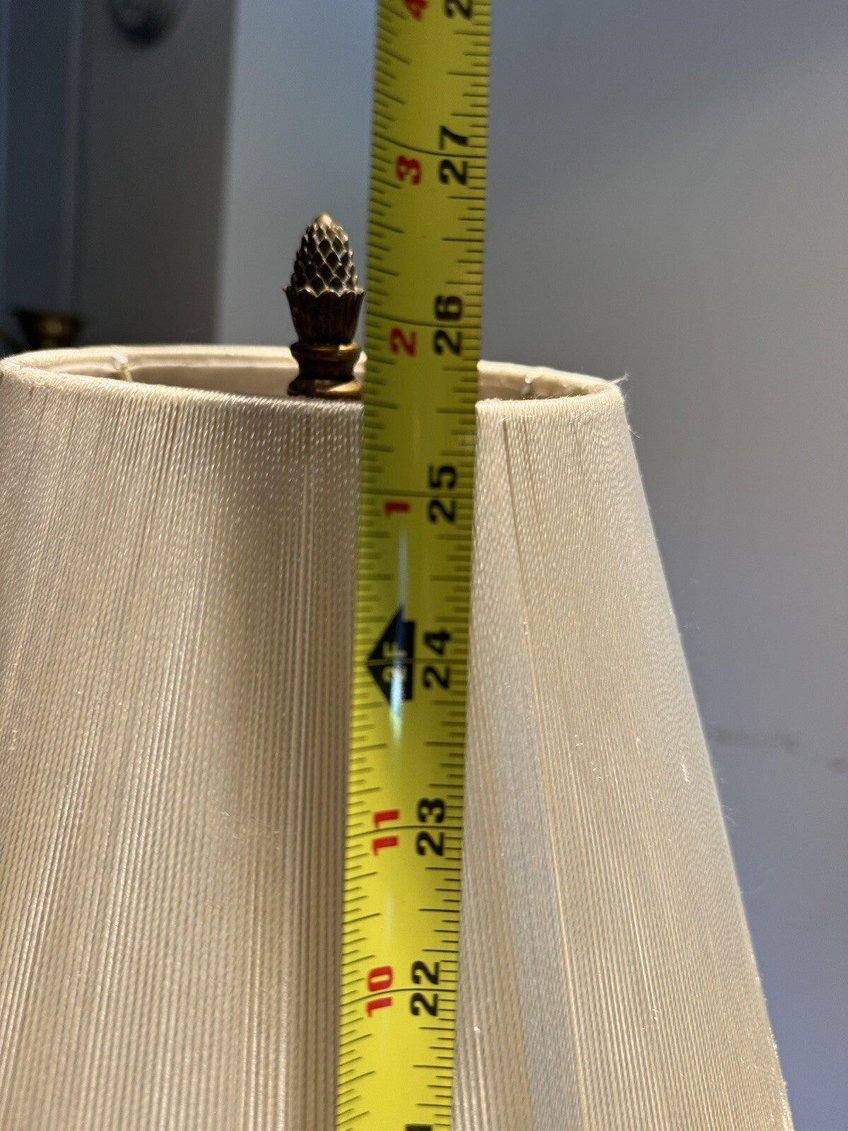 Vintage Mid Century Retro 1970s Murano Style Glass Brass Light Up Base Lamp
