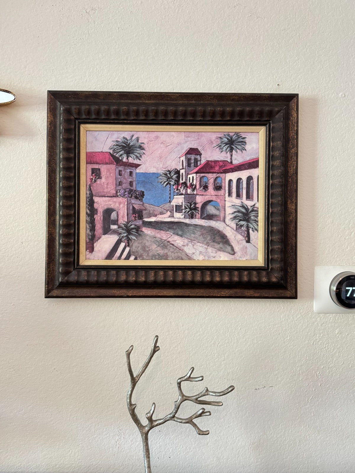 “Small Palisades II” Framed Art by John & Elli Milan – 19x22