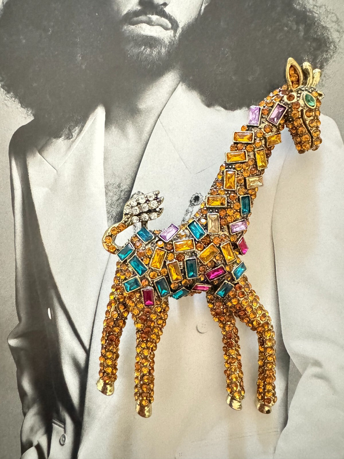 Giraffe  Brooch  Gift Box Women Man Unisex Pin  Free  Shipping 2-5 Days Animal