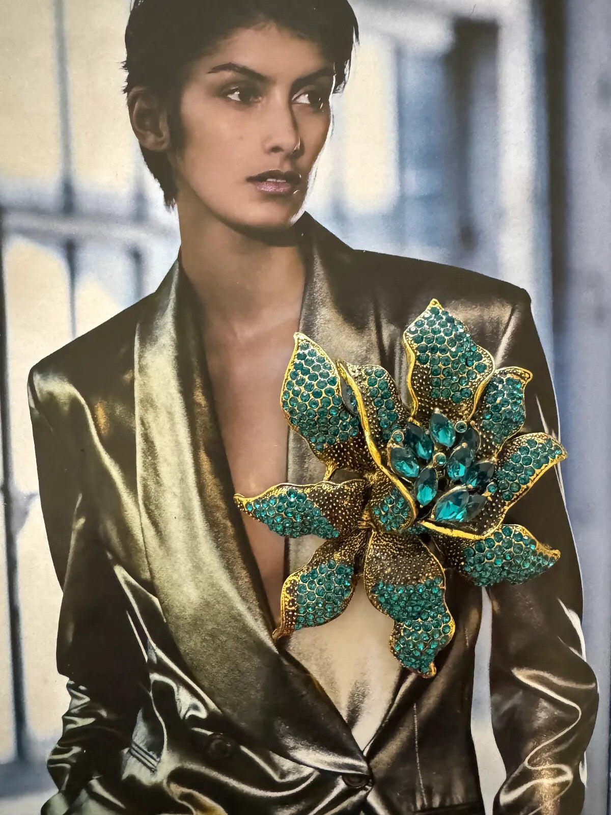 Orchid Brooch Fast Free Shipping   Gift Box Women Unisex Party Pin Brooches