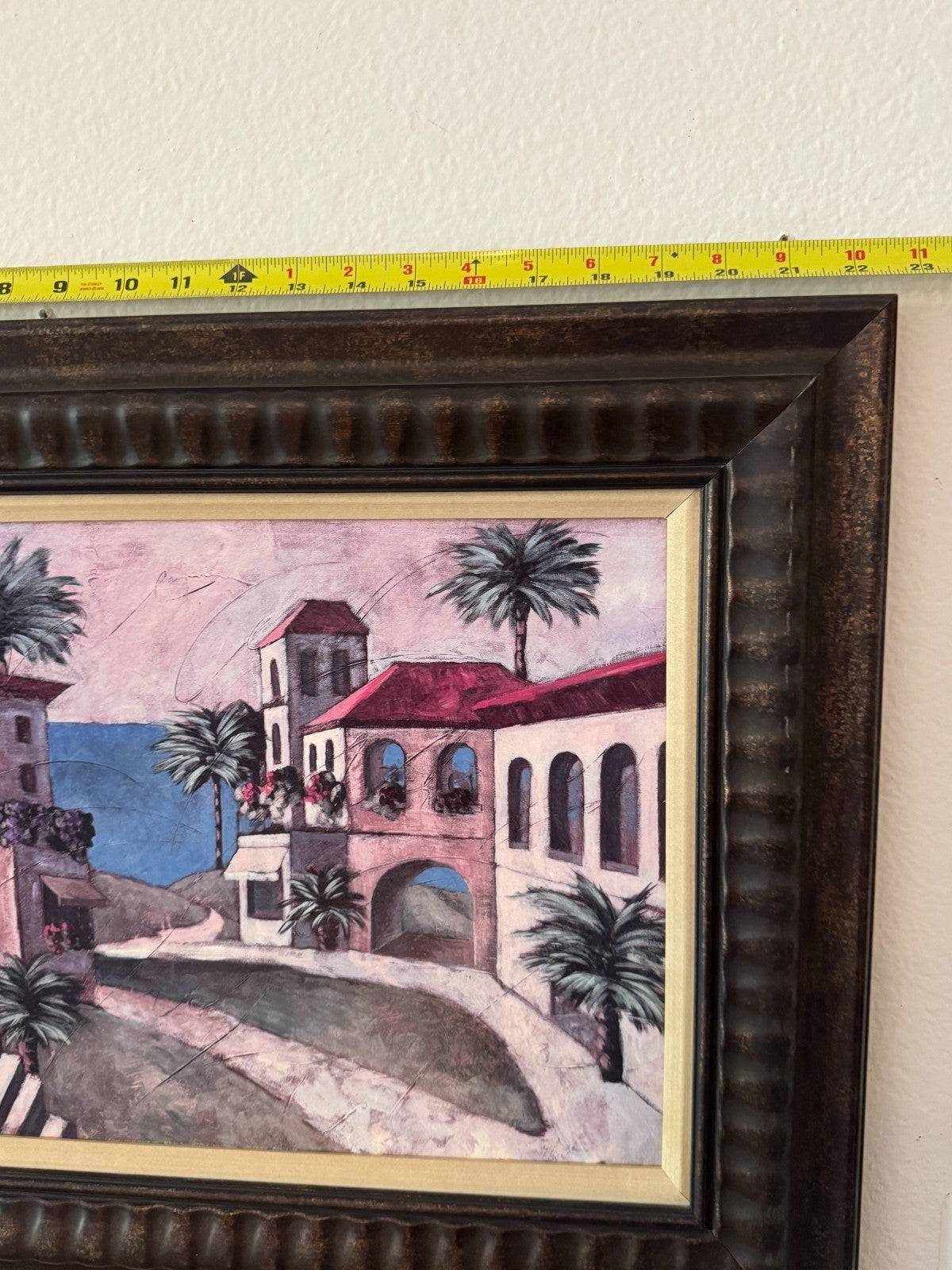 “Small Palisades II” Framed Art by John & Elli Milan – 19x22