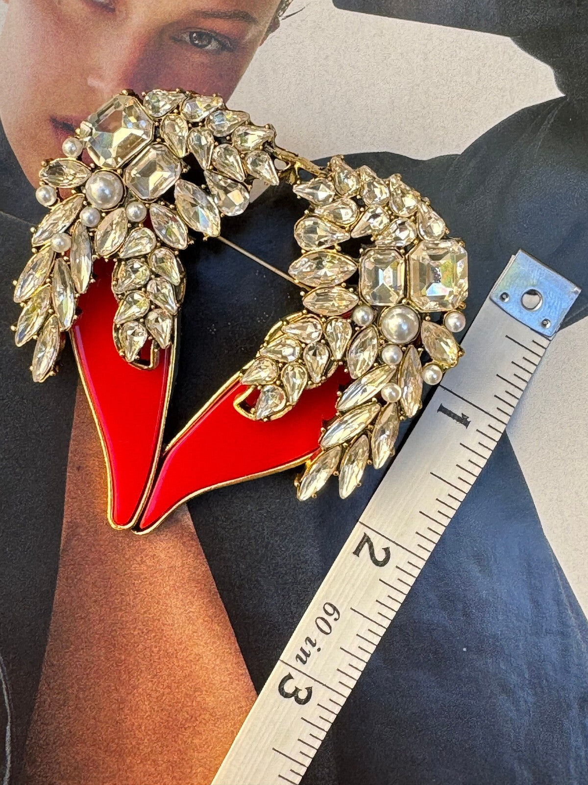 Heart  Brooch Love Pin  Gift Box Women Unisex Pin Free Shipping 2-5 Days