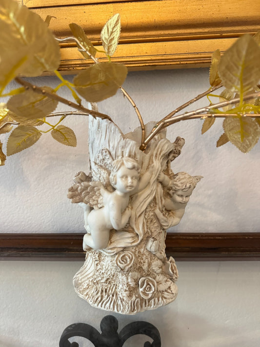 Angel Vase or Candle Holder Resin 8 Tall