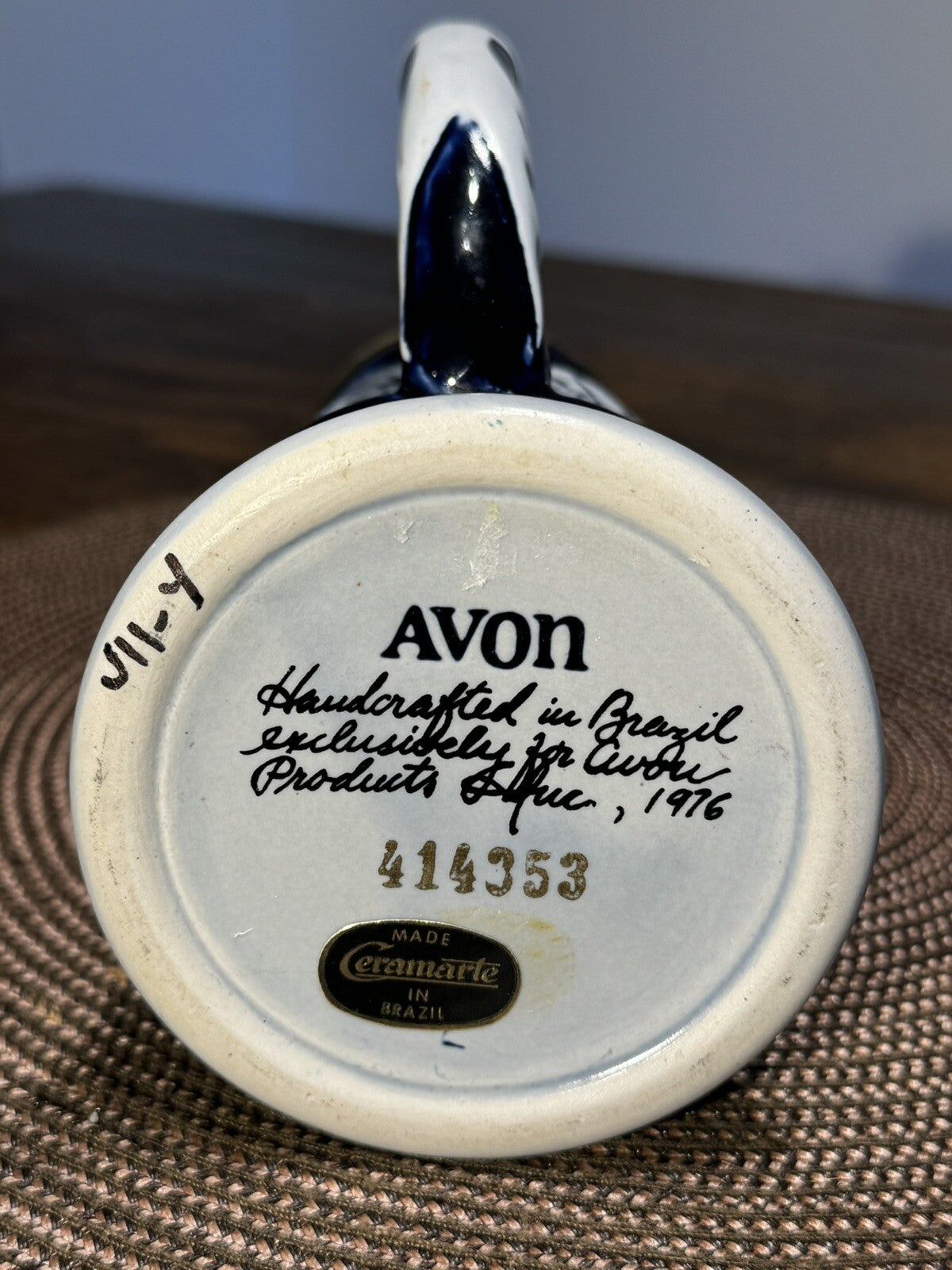 VINTAGE Original 1976 AVON WILD COUNTRY CERAMARTE LIDDED BEER STEIN