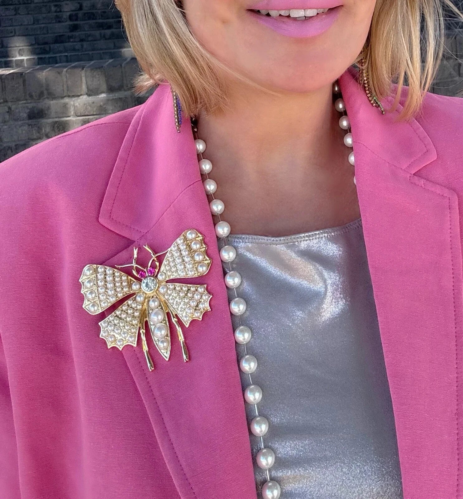 Pearls Butterfly  Brooch |Gift Box Pin Women Unisex Party|Free Shipping 2-5 Days