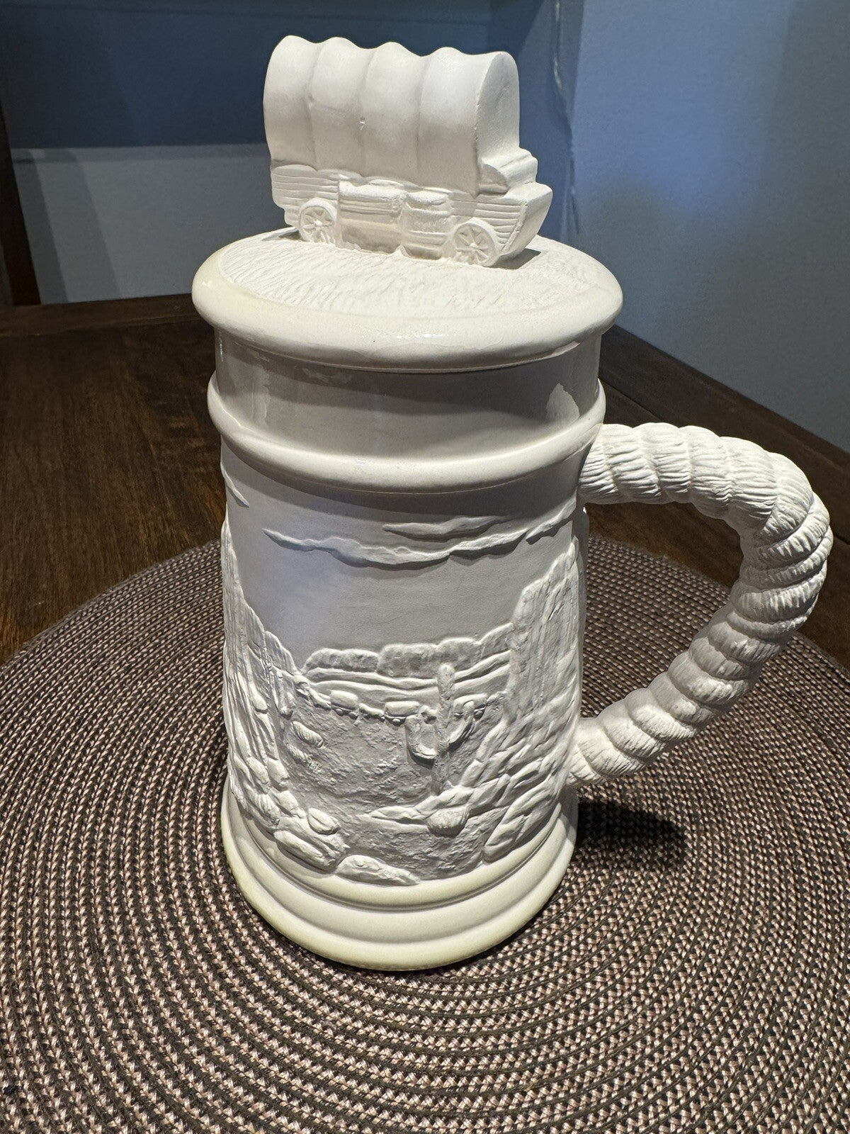 VINTAGE WILD COUNTRY CERAMARTE LIDDED BEER STEIN With Lid