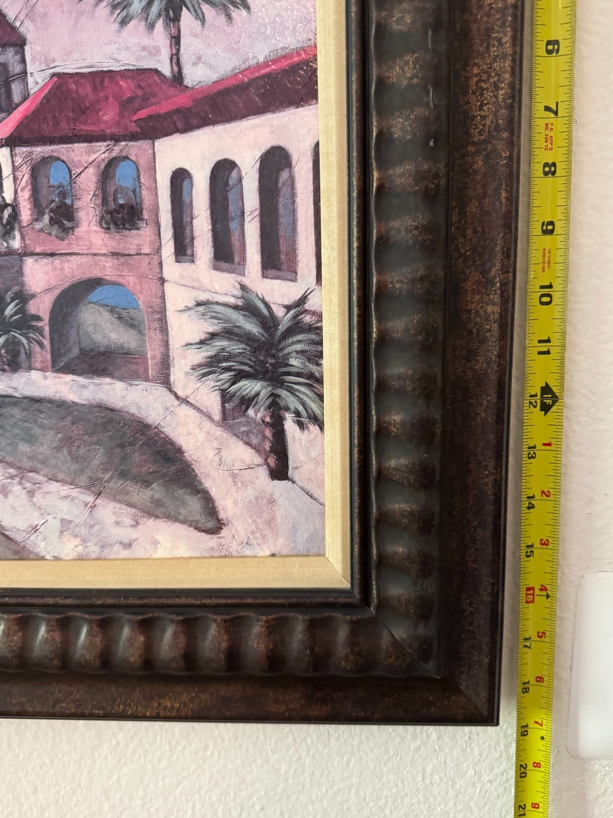 “Small Palisades II” Framed Art by John & Elli Milan – 19x22