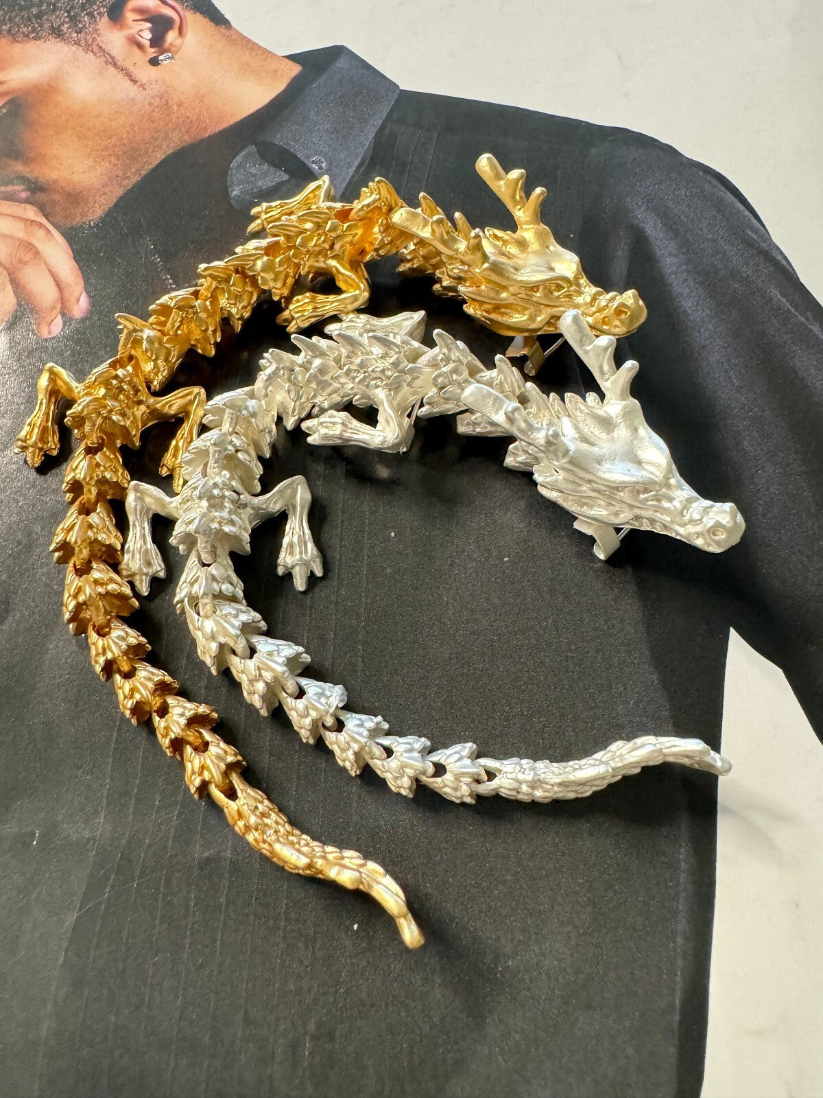 Long Dragon  Brooch Gift Box Women Man Unisex Pin  Free  Shipping 2-5 Days
