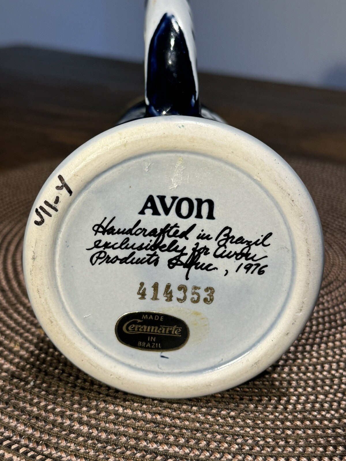 VINTAGE Original 1976 AVON WILD COUNTRY CERAMARTE LIDDED BEER STEIN