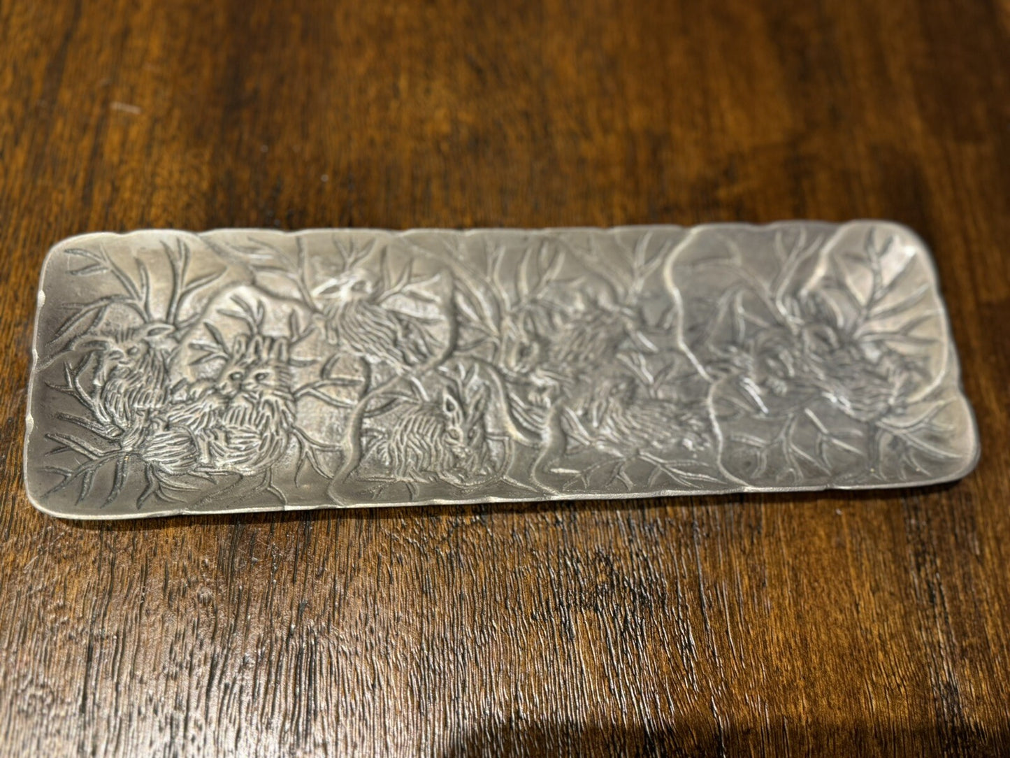 Vintage 1991 Tray Bunnies (Aluminum Hollowware)by ARTHUR COURT