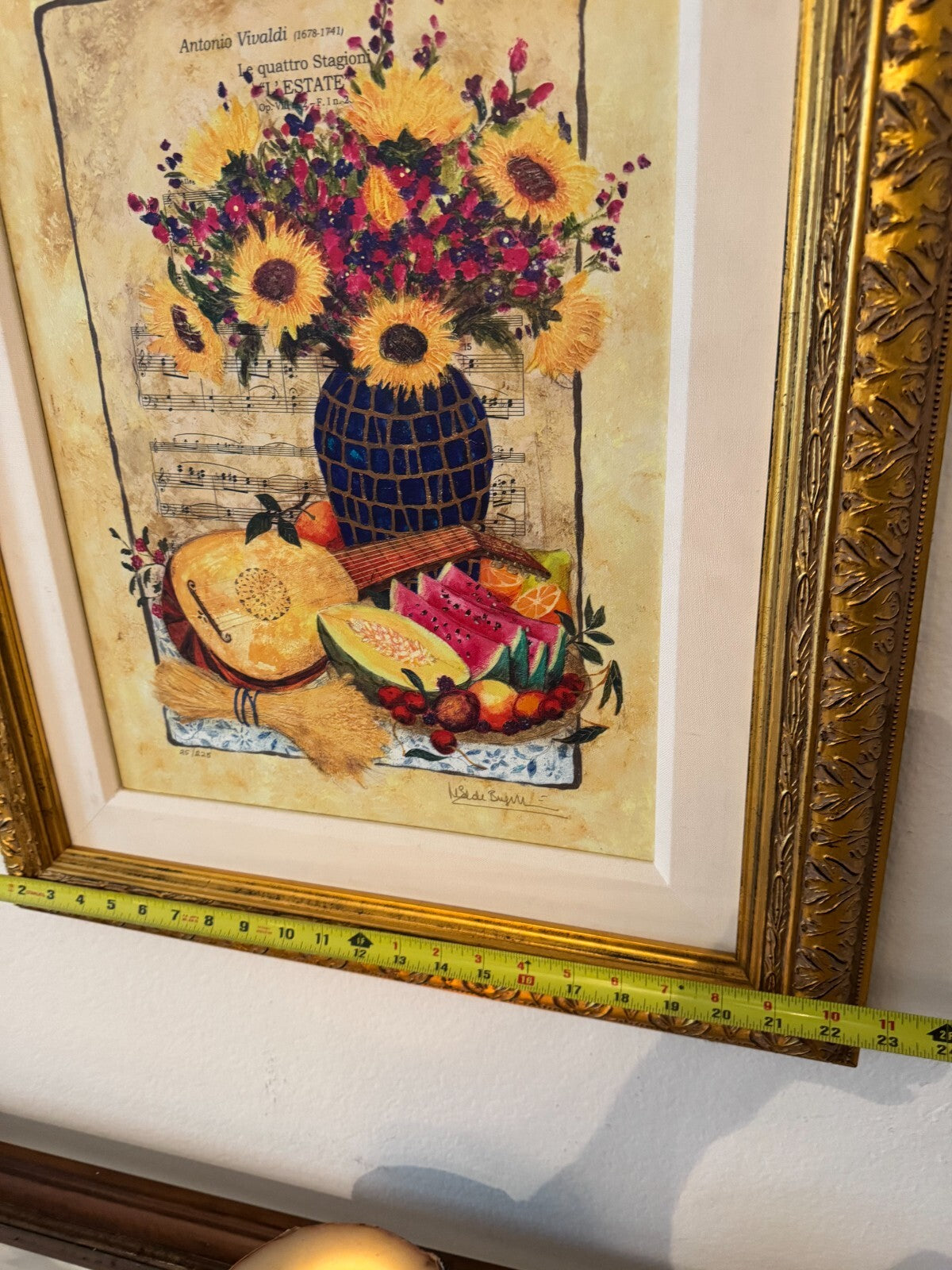 Marisol Bustamante “Summer – Four Seasons Suite” Giclée on Canvas 25/225 Vivaldi