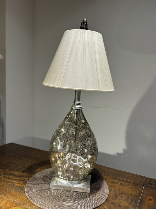Vintage Murano Style  Table Lamp 27” Home Decor Art