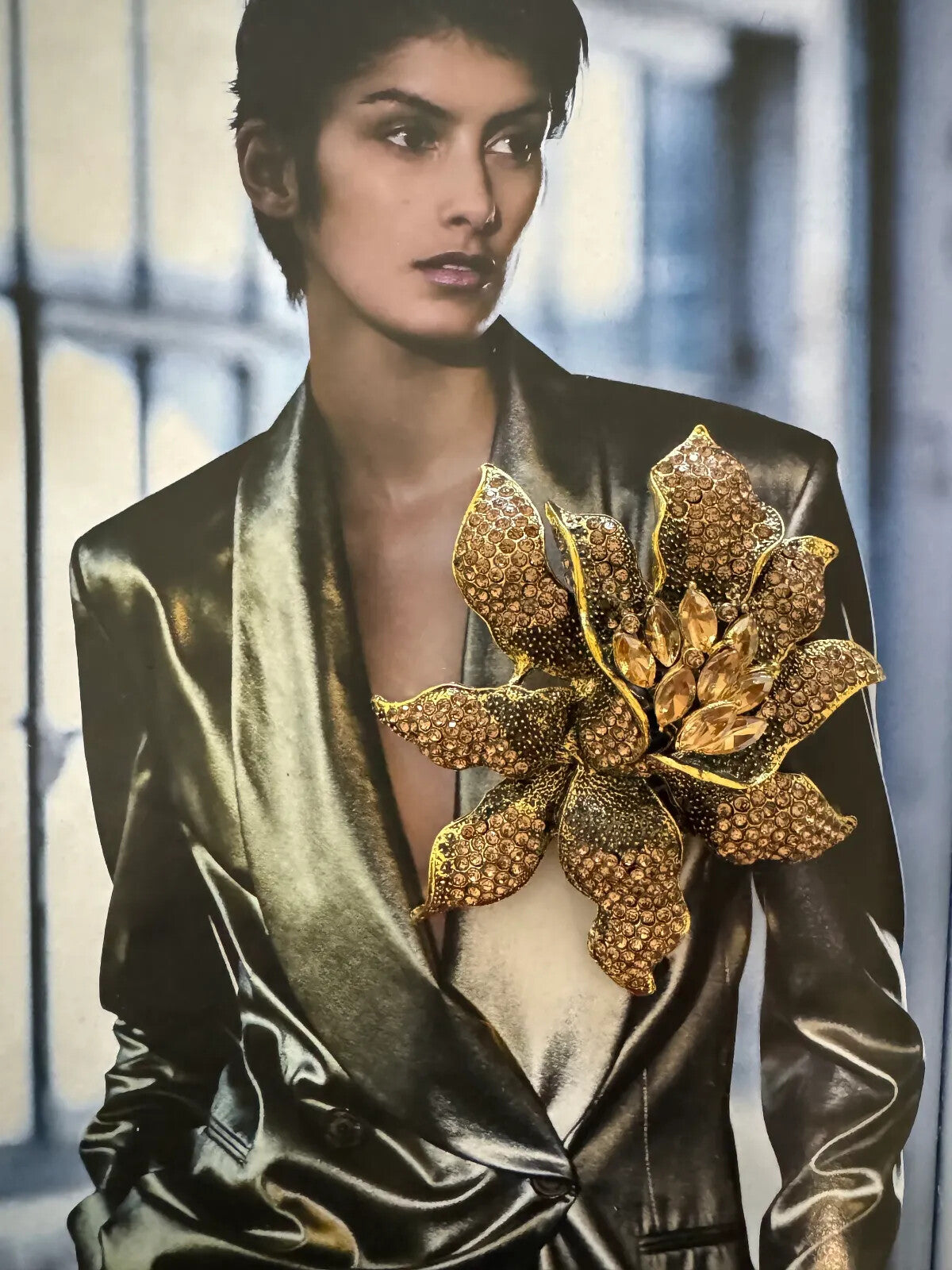 Orchid Brooch Fast Free Shipping   Gift Box Women Unisex Party Pin Brooches