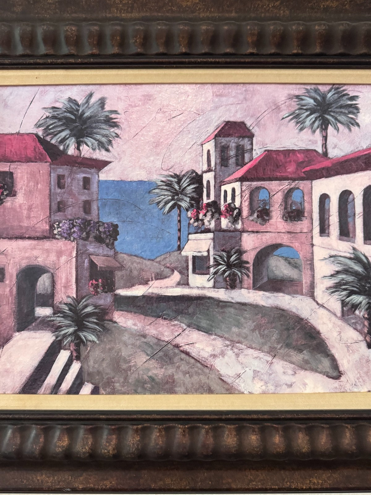 “Small Palisades II” Framed Art by John & Elli Milan – 19x22