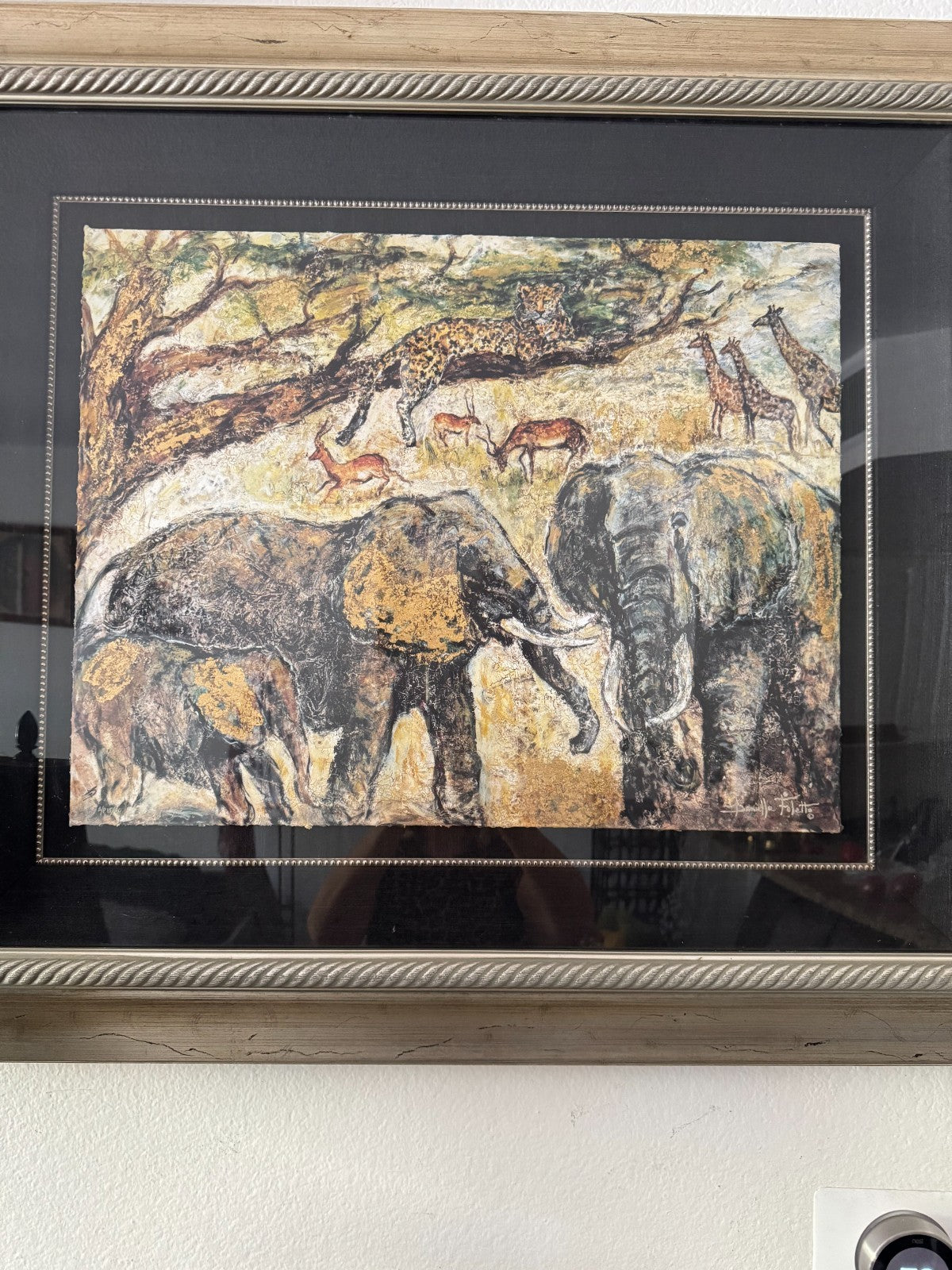 Danielle Follett Limited Edition African Wildlife Print A/P 15/20 - Elephants,