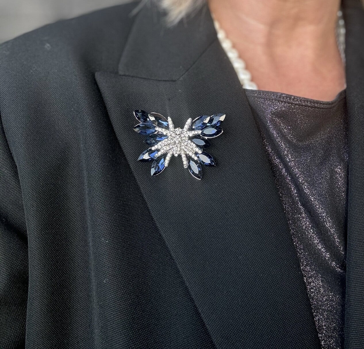 Crystal Butterfly  Brooches Vintage Party, Women Unisex Pin Free Shipping 2-5Day
