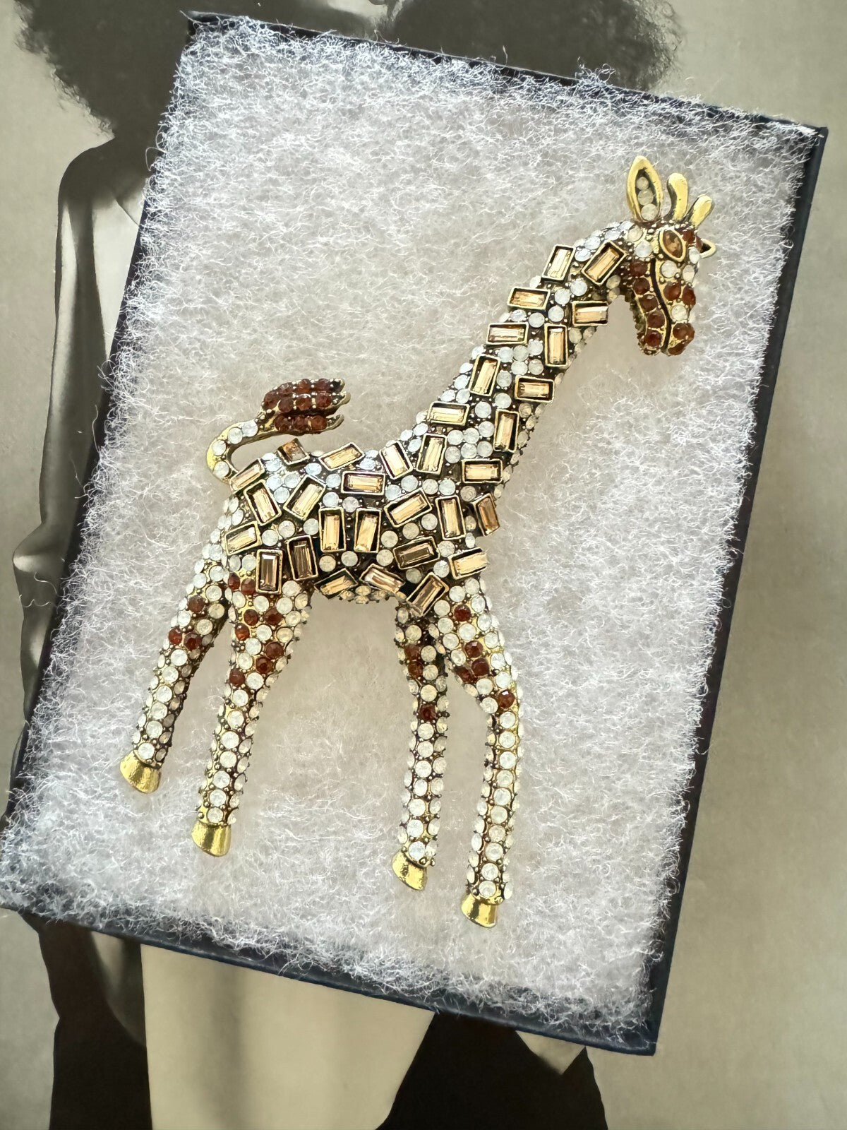 Giraffe  Brooch  Gift Box Women Man Unisex Pin  Free  Shipping 2-5 Days Animal