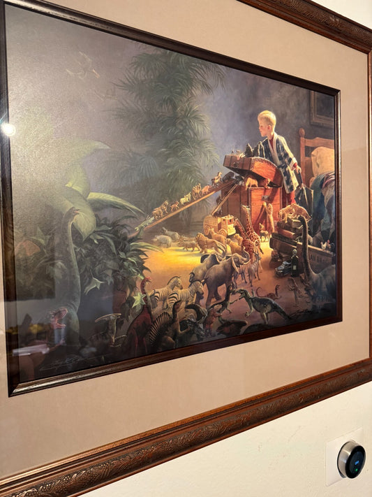 Craig Alan “Noah’s Ark” Limited Edition Framed Print 1250/2500 42”x35” Signed