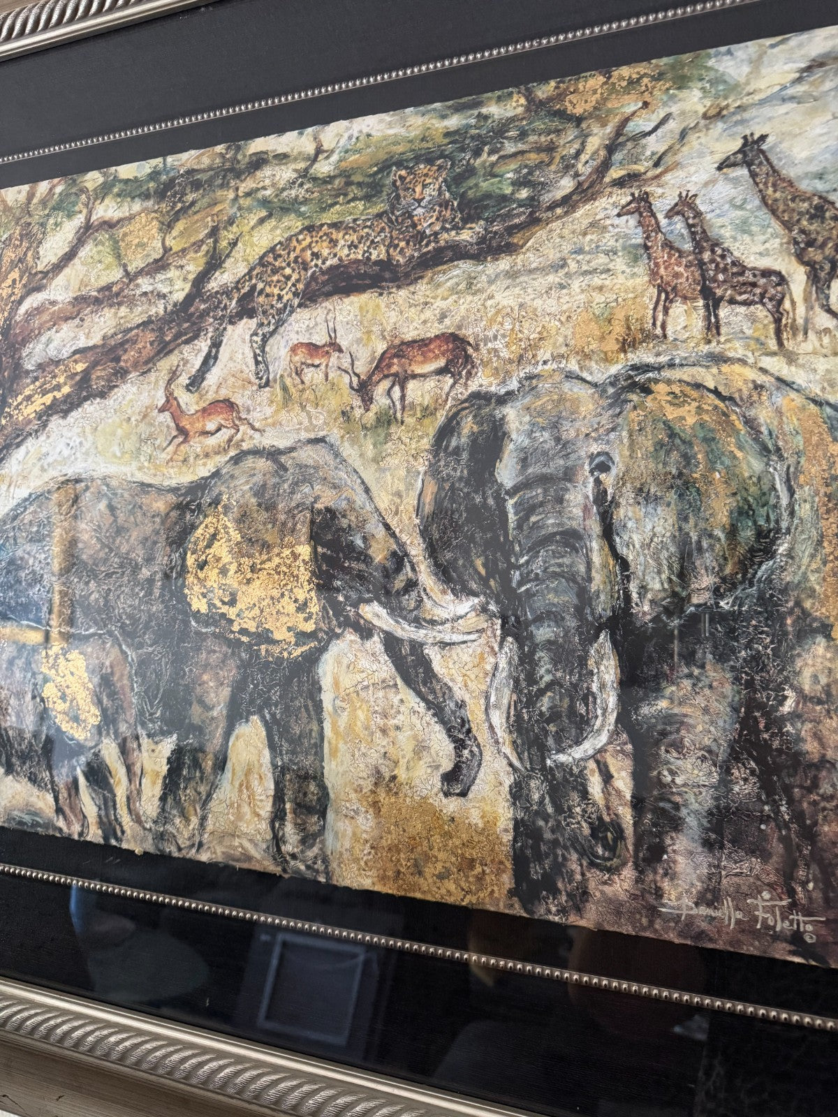 Danielle Follett Limited Edition African Wildlife Print A/P 15/20 - Elephants,