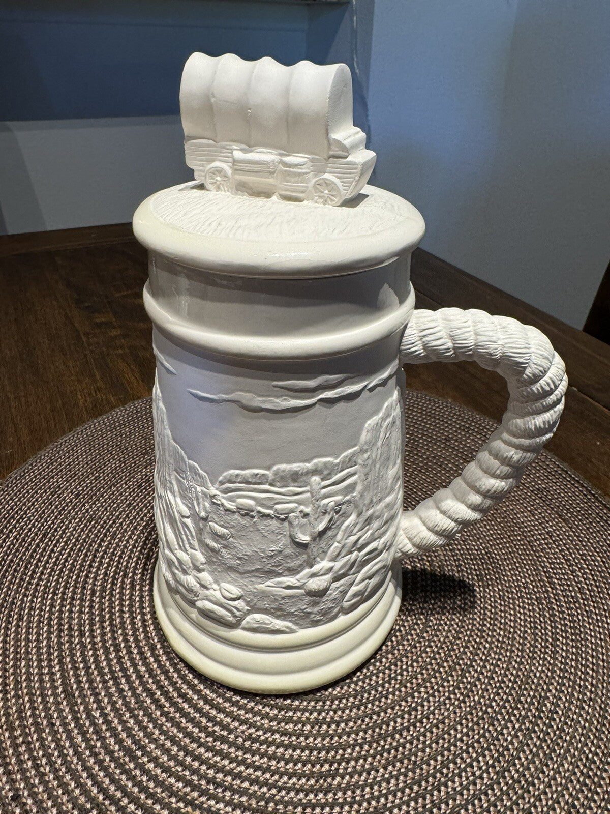 VINTAGE WILD COUNTRY CERAMARTE LIDDED BEER STEIN With Lid