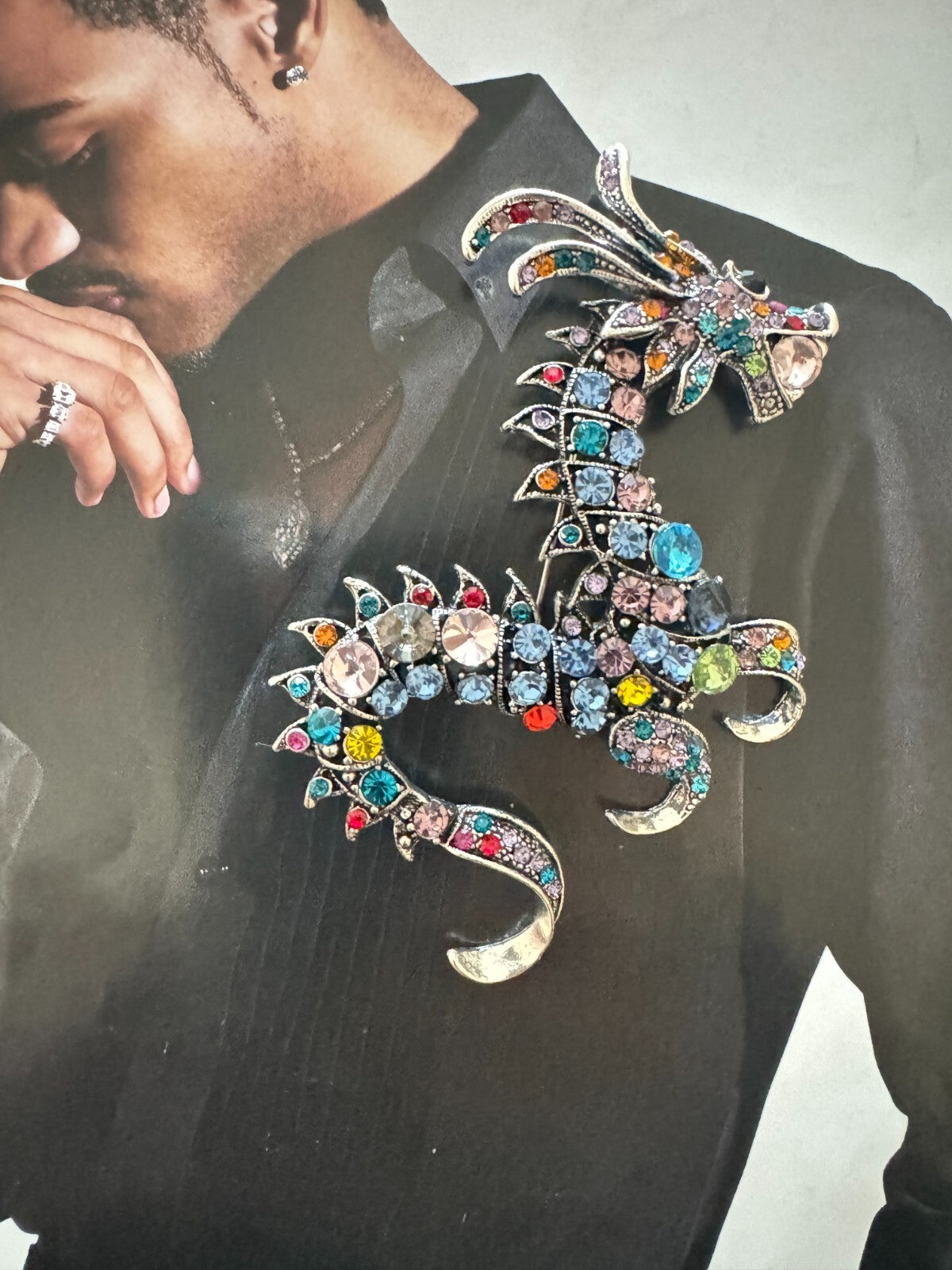 Dragon Brooches Pendant| Party Casual |Women Unisex Pin |Free Shipping 2-5Day
