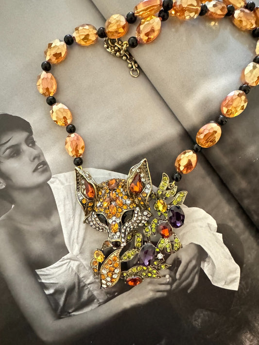 Set Of Jewelry Necklace, Brooch, Earring  Gift Box  Fast Free Shipping