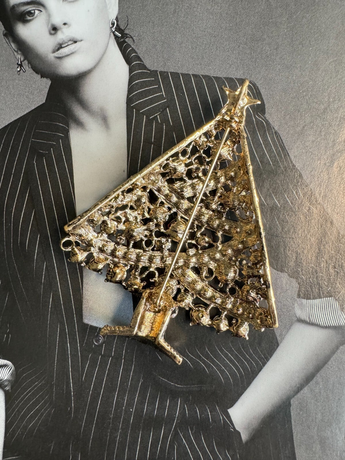 Christmas Tree Brooch Pendant|  Gift Box Women unisex| Free Shipping 2-5 Day