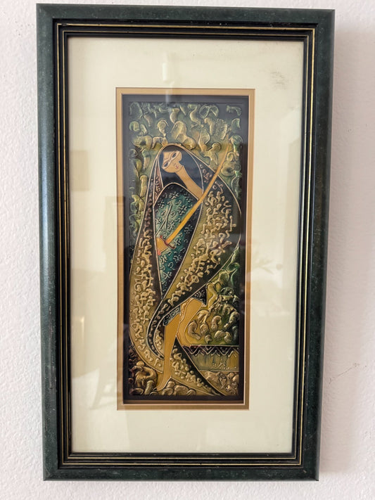 Framed Limited Edition Embossed Artwork 3D "Princess of Persia" – Fantasy 2000