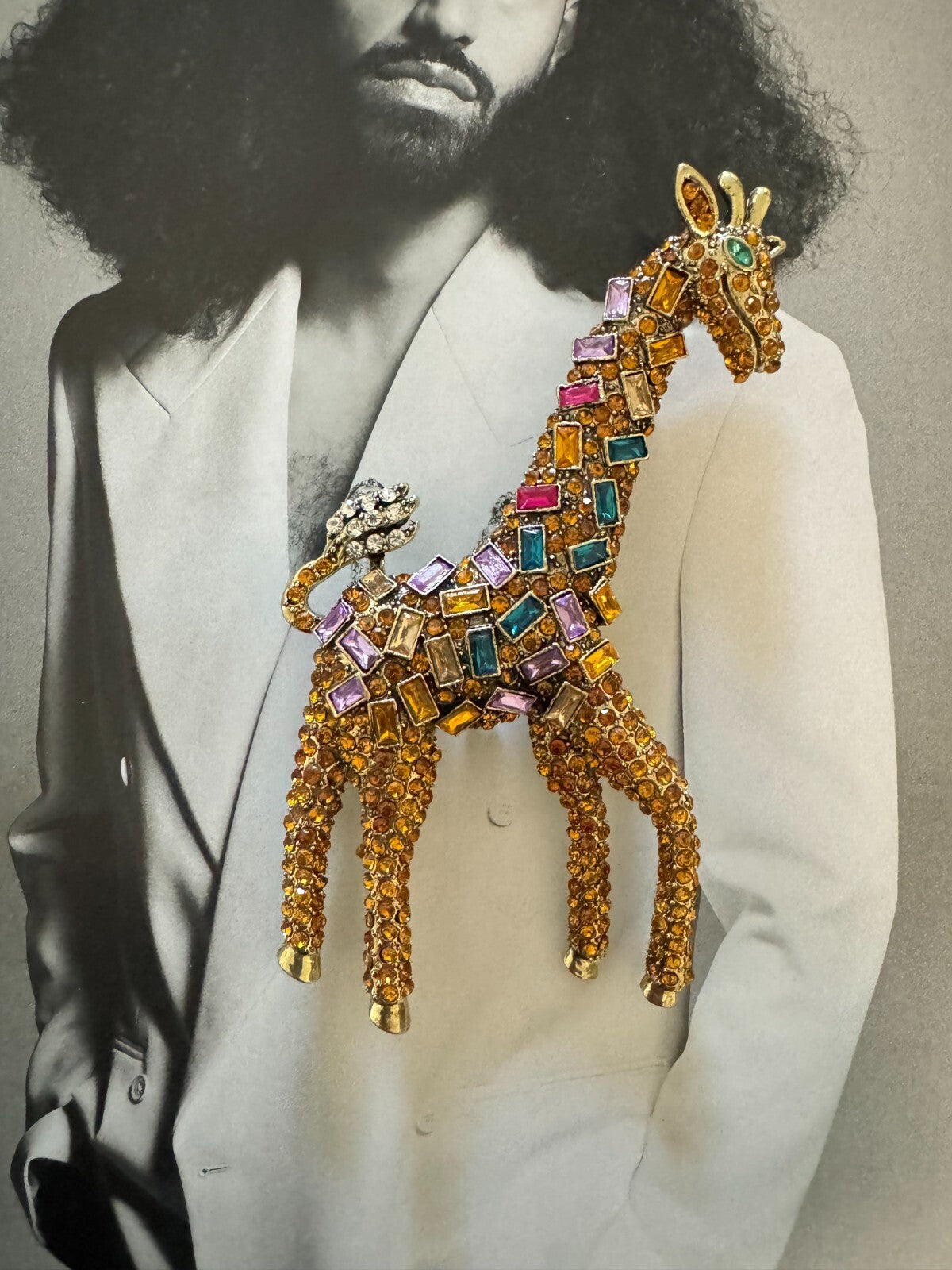 Giraffe  Brooch  Gift Box Women Man Unisex Pin  Free  Shipping 2-5 Days Animal