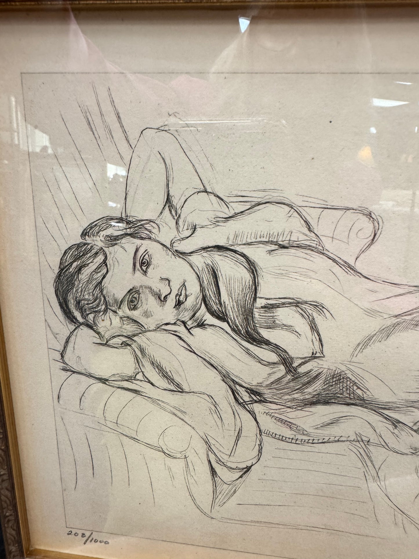 Henri Matisse “Planche XXI” Limited Edition Offset Lithograph | Framed | COA | Edition 208/1000